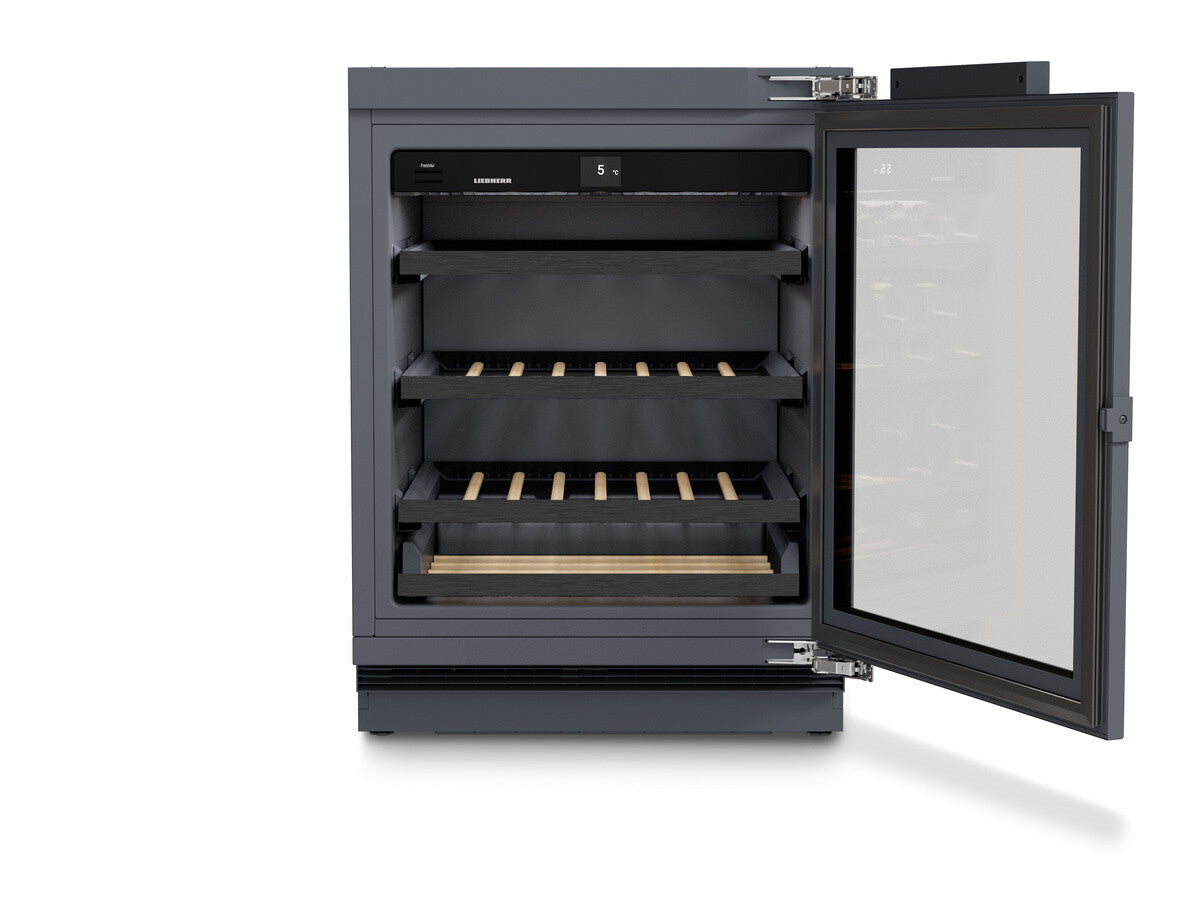 Liebherr UWpri 3661 Vinidor Selection Thermo-elektrische wijnkoeler Onderbouw Zwart 44 fles(sen)