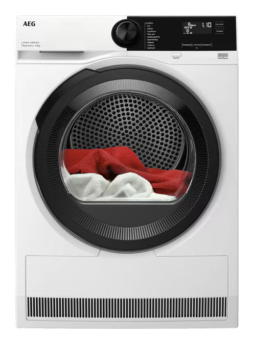 AEG TR748C4B wasdroger Vrijstaand Voorlader 8 kg Wit