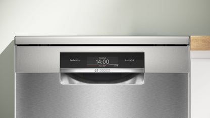 Bosch Serie 8 , Vrijstaande vaatwasser, 60 cm, Geborsteld staal anti-fingerprint, SMS8TCI04E