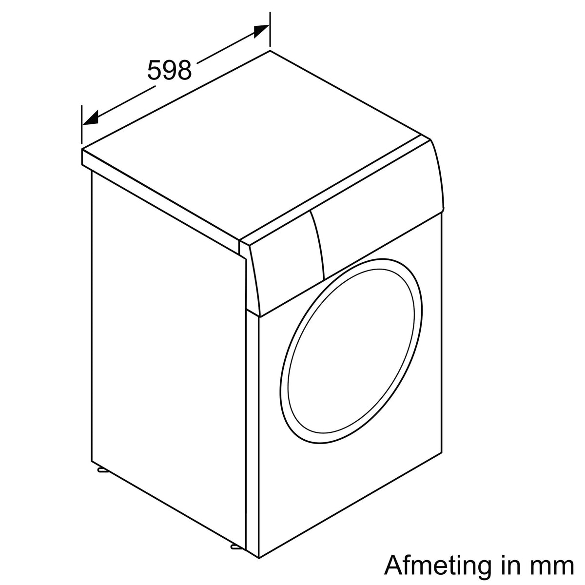 Siemens iQ500 WG46H2A7NL wasmachine Voorlader 9 kg 1600 RPM Wit