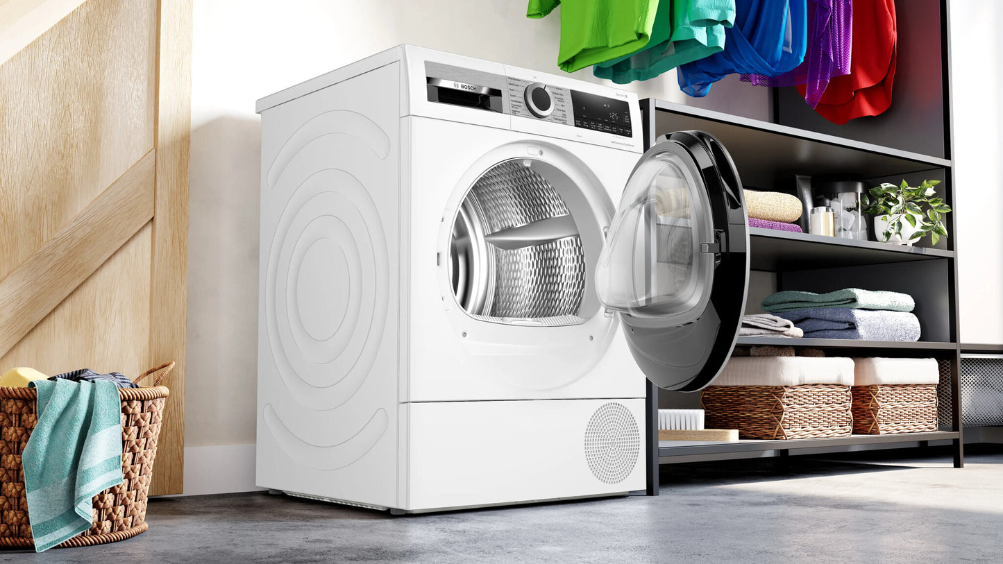 Bosch Serie 6 WQG235D2NL wasdroger Vrijstaand Voorlader 8 kg Wit