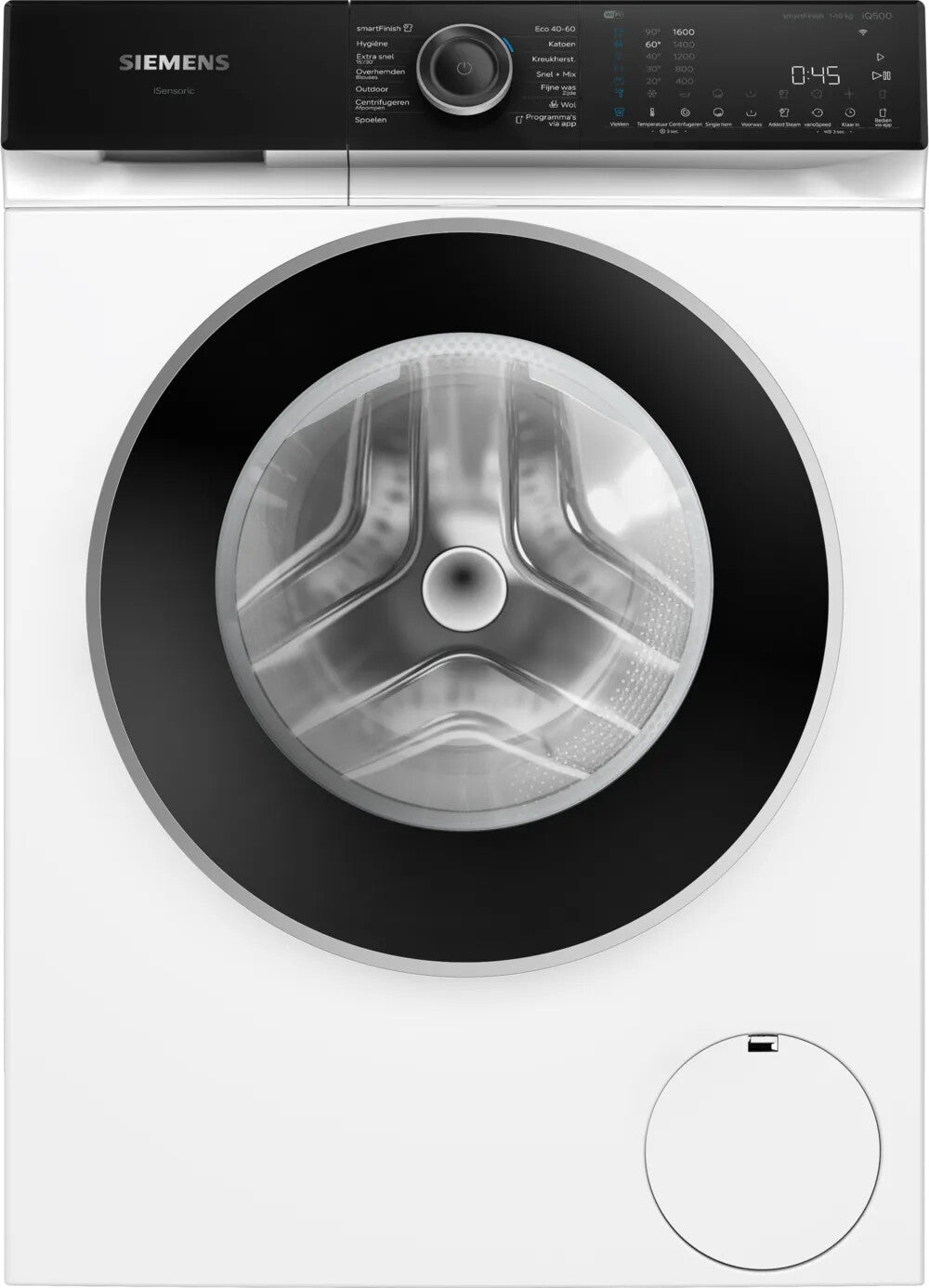 Siemens iQ700 WG56H205NL wasmachine Voorlader 10 kg 1600 RPM Wit