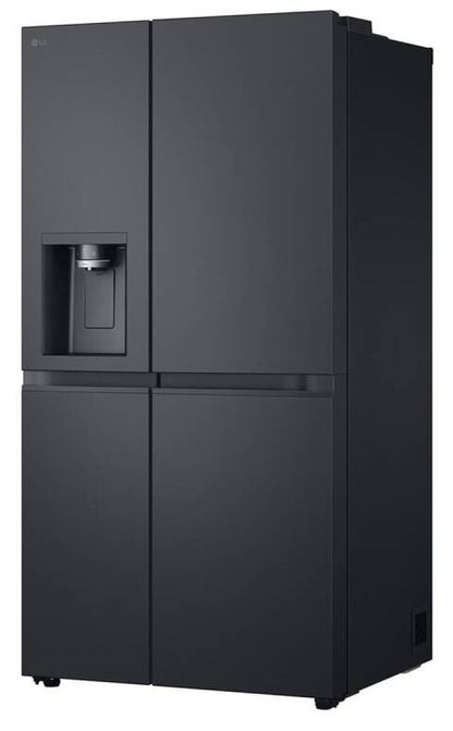 LG GSLE91EVAC amerikaanse koelkast Vrijstaand 628 l Zwart