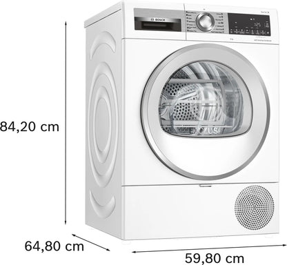Bosch Serie 6 WQG243DENL wasdroger Vrijstaand Voorlader 9 kg Wit