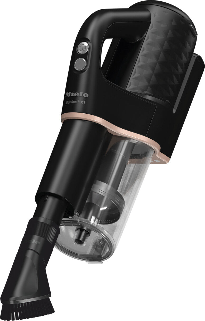 Miele Duoflex HX1 Total Care Batterij/Accu Droog Hygiënefilter Zakloos 0,3 l 160 W Zwart, Roze 2,5 Ah