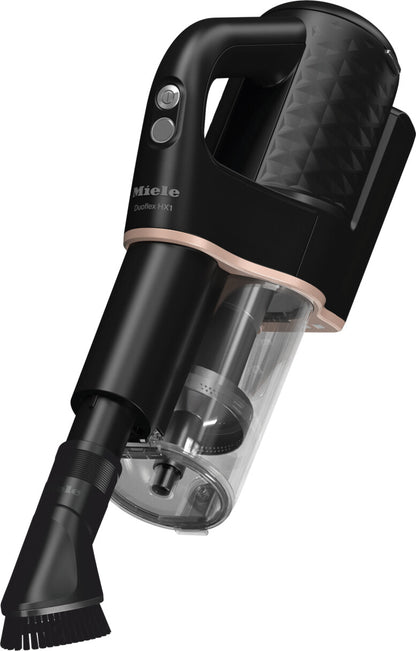 Miele Duoflex HX1 Total Care Batterij/Accu Droog Hygiënefilter Zakloos 0,3 l 160 W Zwart, Roze 2,5 Ah
