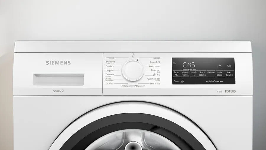 Siemens iQ500 WU14UT20NL wasmachine Voorlader 8 kg 1400 RPM Wit