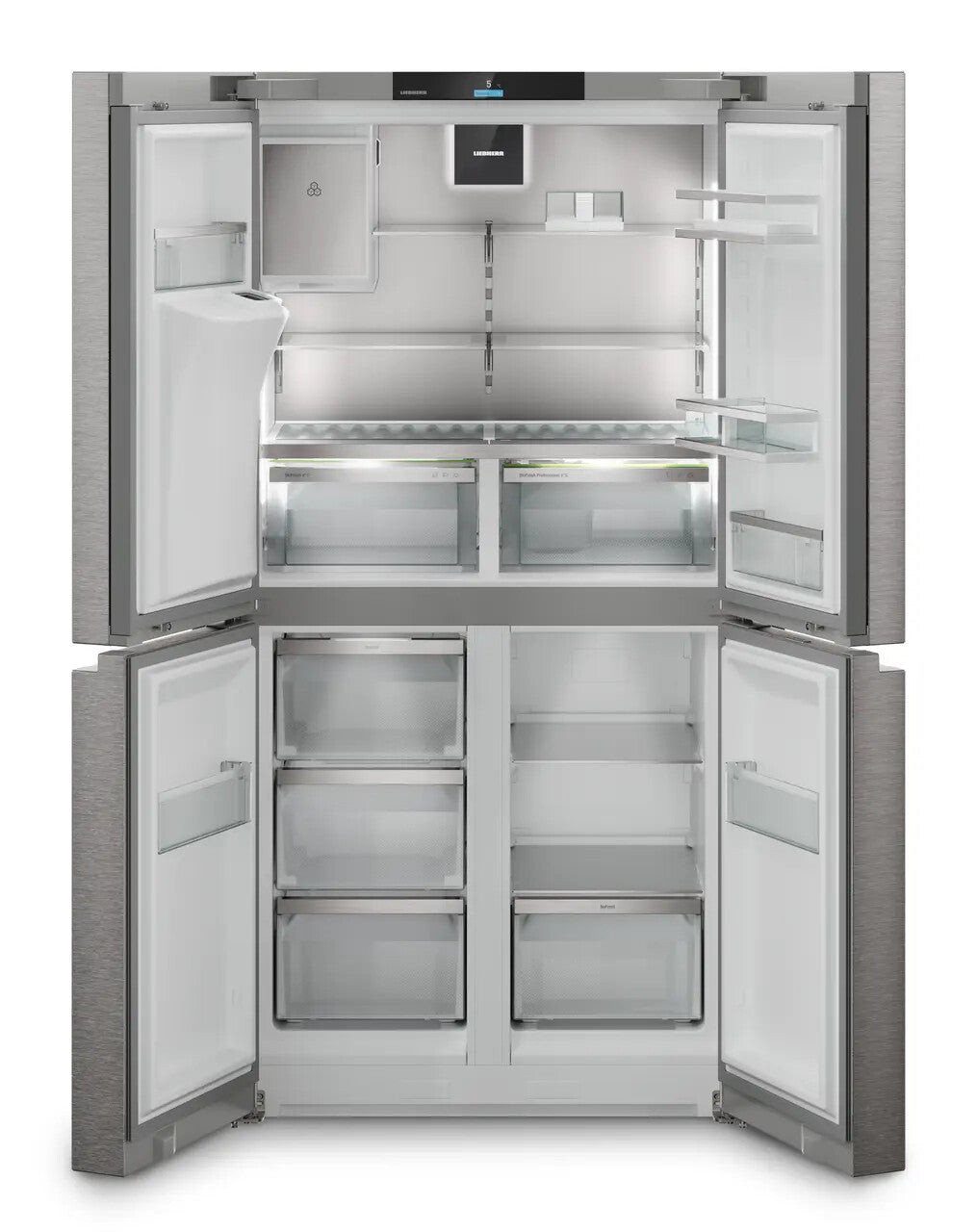 Liebherr MBsddi 9058 Prime amerikaanse koelkast Vrijstaand 546 l Zilver