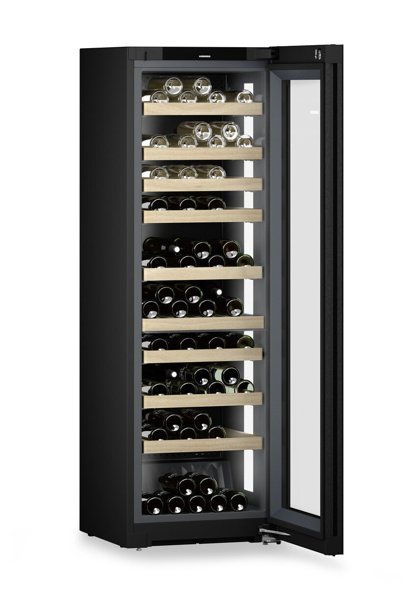 Liebherr WPgbi 5272 Thermo-elektrische wijnkoeler Vrijstaand Zwart 106 fles(sen)