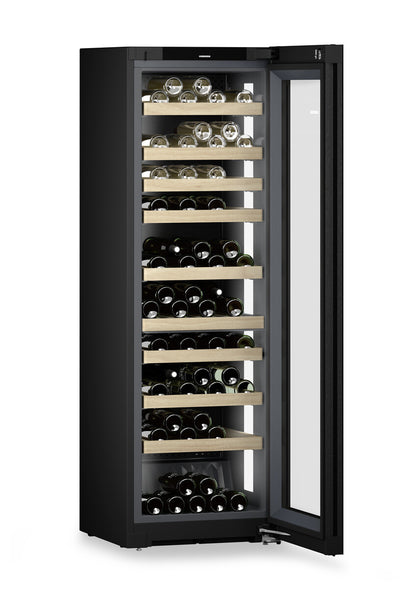 Liebherr WPgbi 5272 Thermo-elektrische wijnkoeler Vrijstaand Zwart 106 fles(sen)