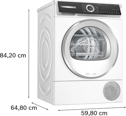 Bosch Serie 6 WQH246CENL wasdroger Vrijstaand Voorlader 9 kg Wit