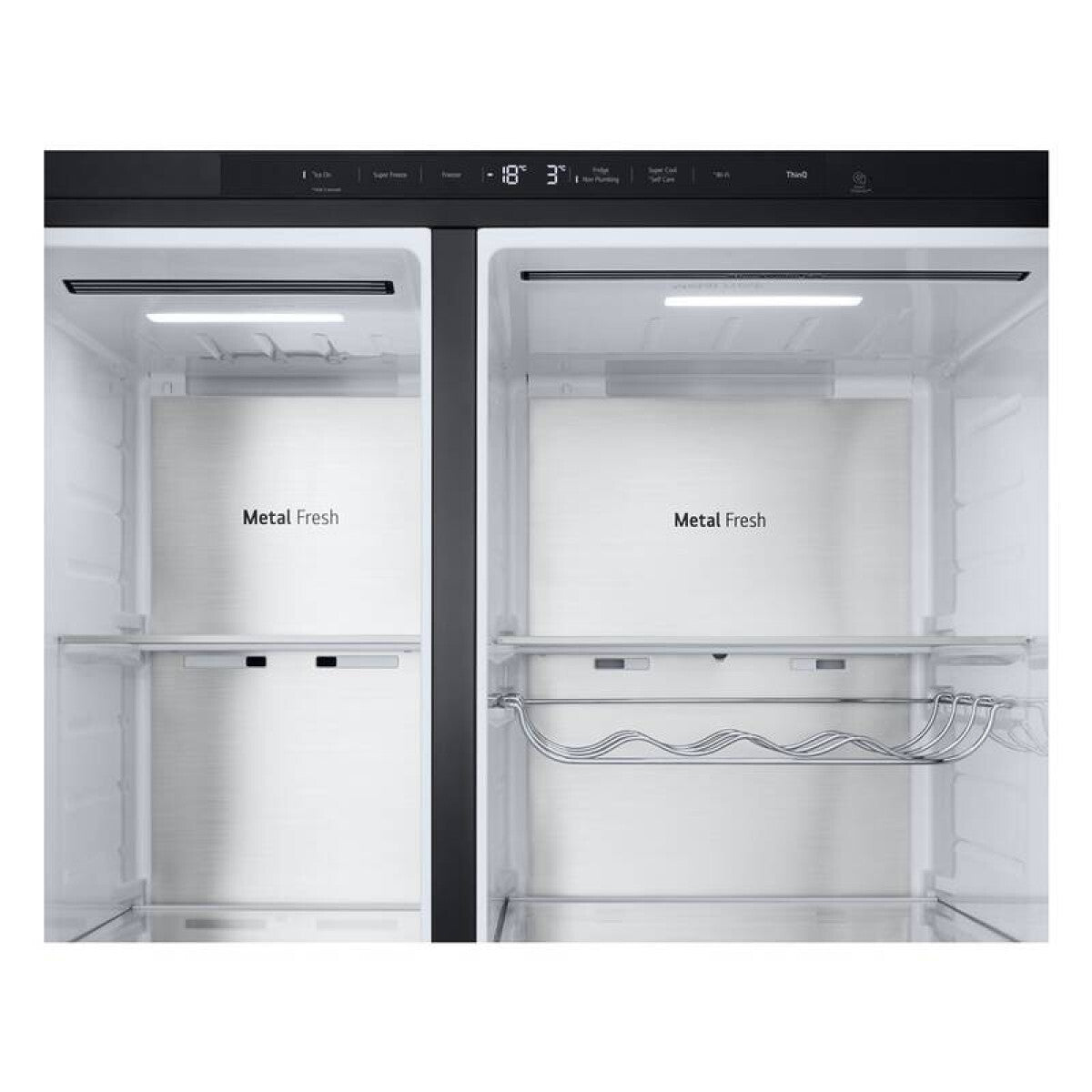 LG GSLE91EVAC amerikaanse koelkast Vrijstaand 628 l Zwart