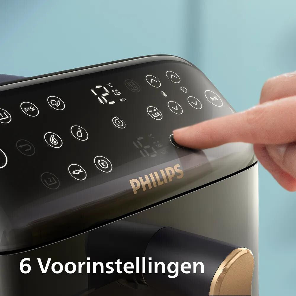 Philips 4000 series Gestapelde Airfryer met twee manden uit de 4000-serie
