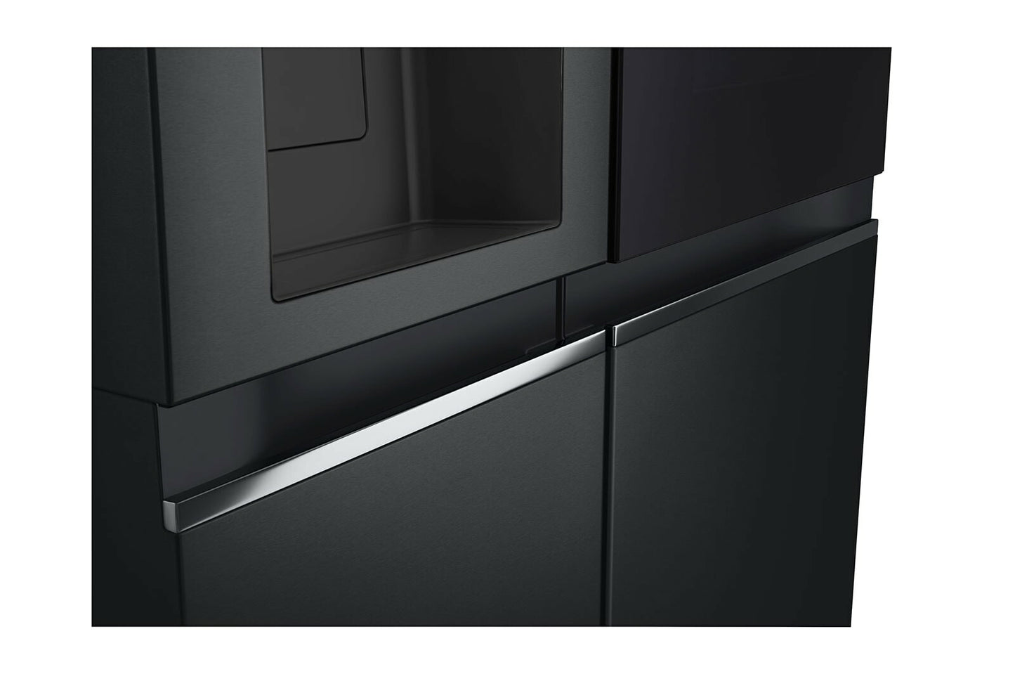 LG InstaView GSGV80EPLD amerikaanse koelkast Vrijstaand 635 l Zwart, Grafiet