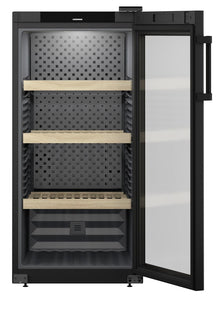 Liebherr WPbl 4201 Thermo-elektrische wijnkoeler Vrijstaand Zwart 141 fles(sen)