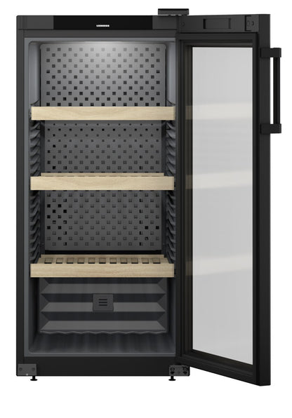 Liebherr WPbl 4201 Thermo-elektrische wijnkoeler Vrijstaand Zwart 141 fles(sen)