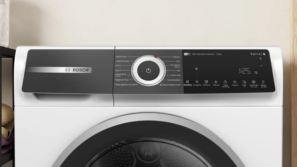 Bosch Serie 6 WQH245B5NL wasdroger Vrijstaand Voorlader 9 kg Wit
