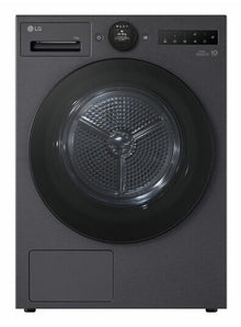 LG RT10X8B wasdroger Vrijstaand Voorlader 10 kg Zwart