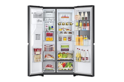 LG GSXE81EVBD amerikaanse koelkast Vrijstaand 628 l Zwart