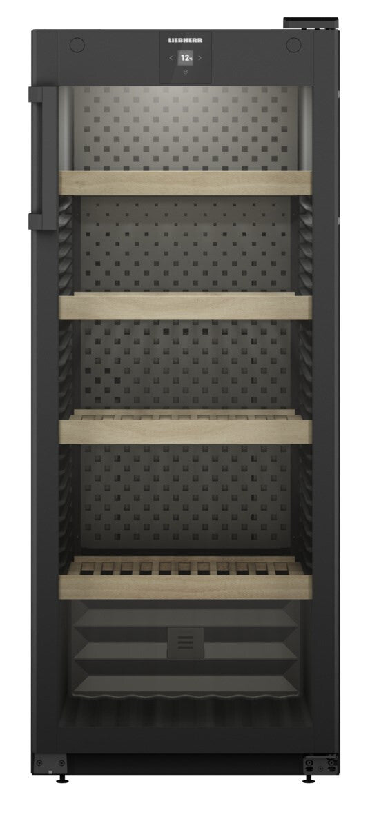 Liebherr WPbl 4601 Thermo-elektrische wijnkoeler Vrijstaand Zwart 166 fles(sen)