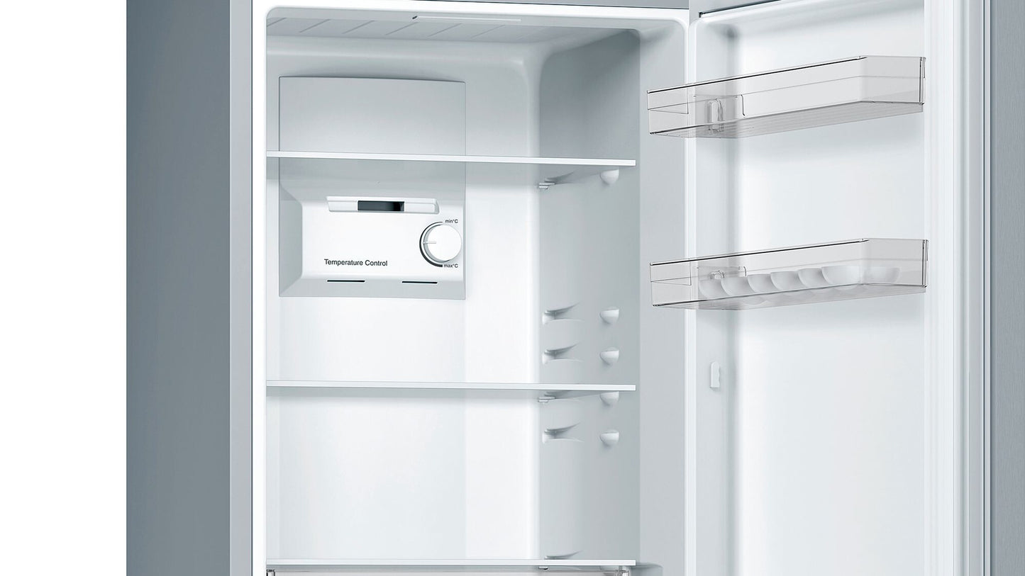 Bosch Serie 2 KGN33NLEB koel-vriescombinatie Vrijstaand 282 l Roestvrijstaal