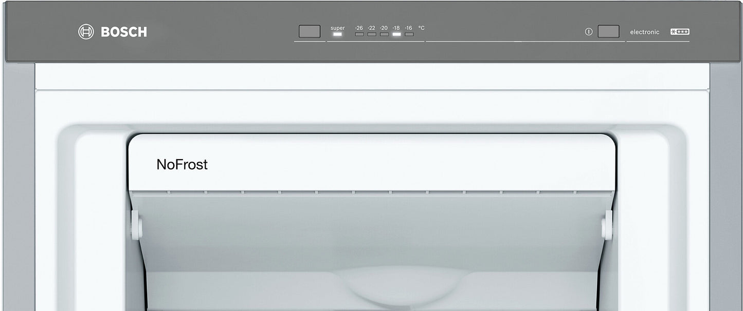 Bosch Serie 4 GSN36VLEP diepvriezer Vrieskast Vrijstaand 242 l Roestvrijstaal