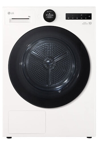 LG RT90X8 wasdroger Vrijstaand Voorlader 9 kg Wit