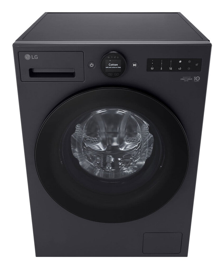 LG F4WX801YB wasmachine Voorlader 11 kg 1350 RPM Zwart