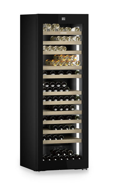 Liebherr WPgbi 7473 Thermo-elektrische wijnkoeler Vrijstaand Zwart 182 fles(sen)