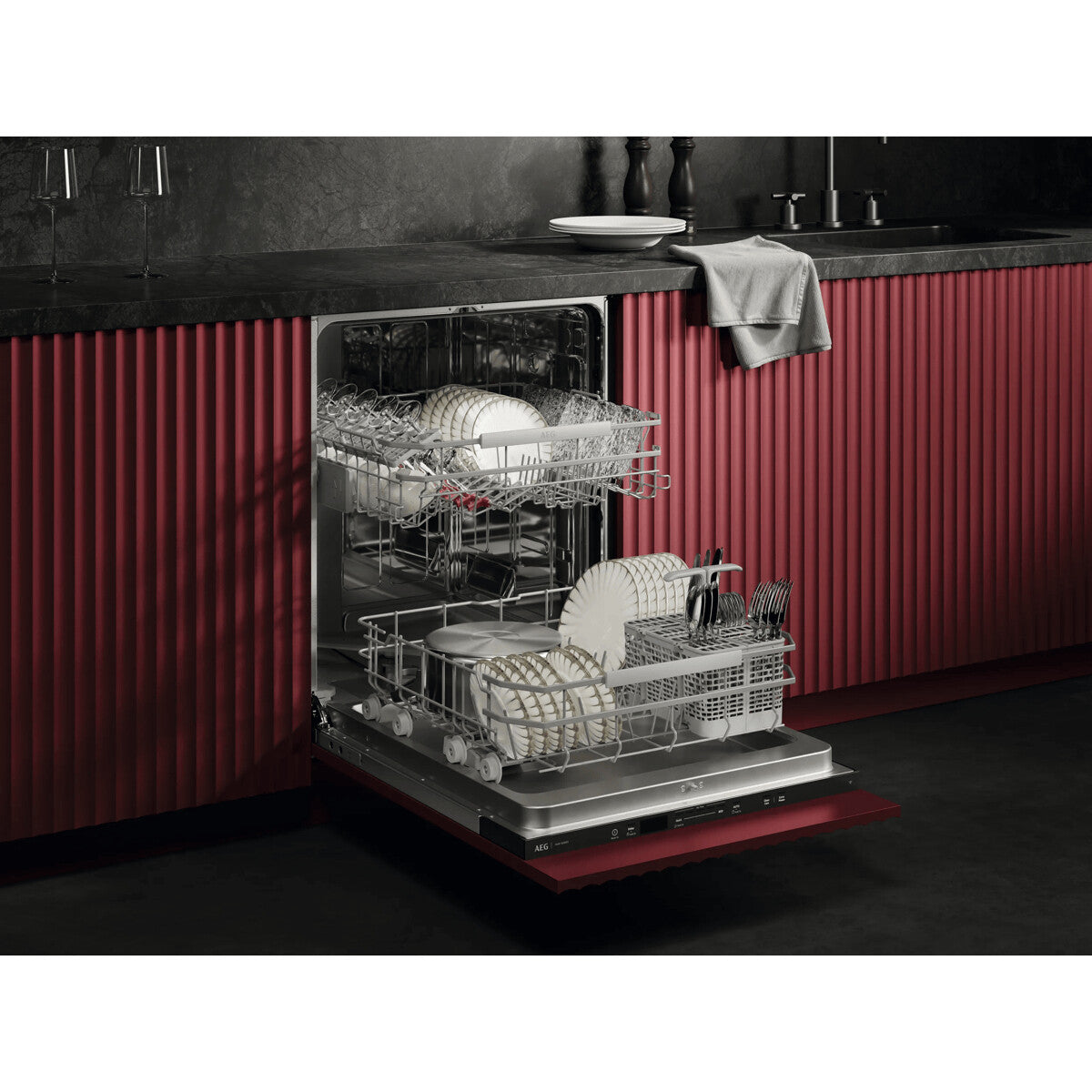 AEG GI7211A1SX Volledig ingebouwd 13 couverts