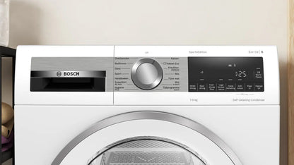 Bosch Serie 6 WQG245D9NL wasdroger Vrijstaand Voorlader 9 kg Wit