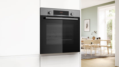 Bosch Serie 4 HBA534BS3 oven 71 l 3400 W Zwart, Roestvrijstaal