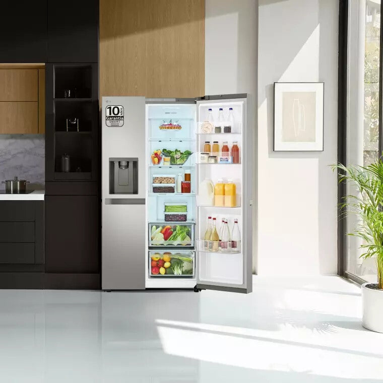 LG GSLC40PYPE amerikaanse koelkast Vrijstaand 638 l Zilver