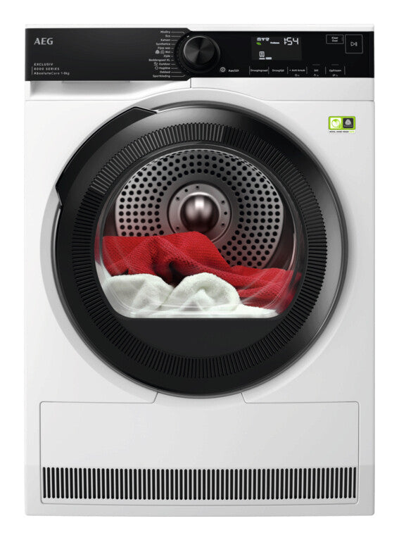 AEG Series 8000 TR86TRIER wasdroger Vrijstaand Voorlader 8 kg Wit