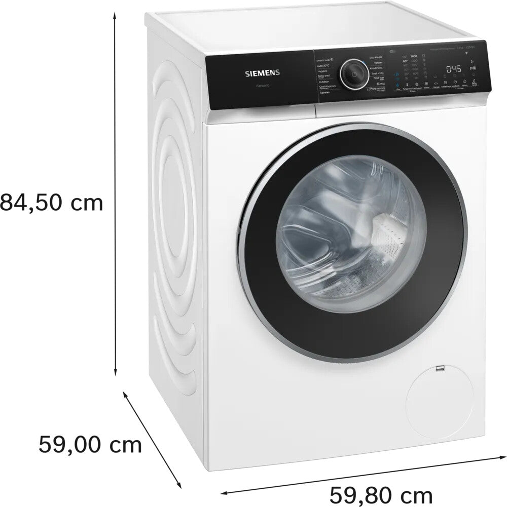 Siemens iQ500 WG44H2A5NL wasmachine Voorlader 9 kg 1400 RPM Wit