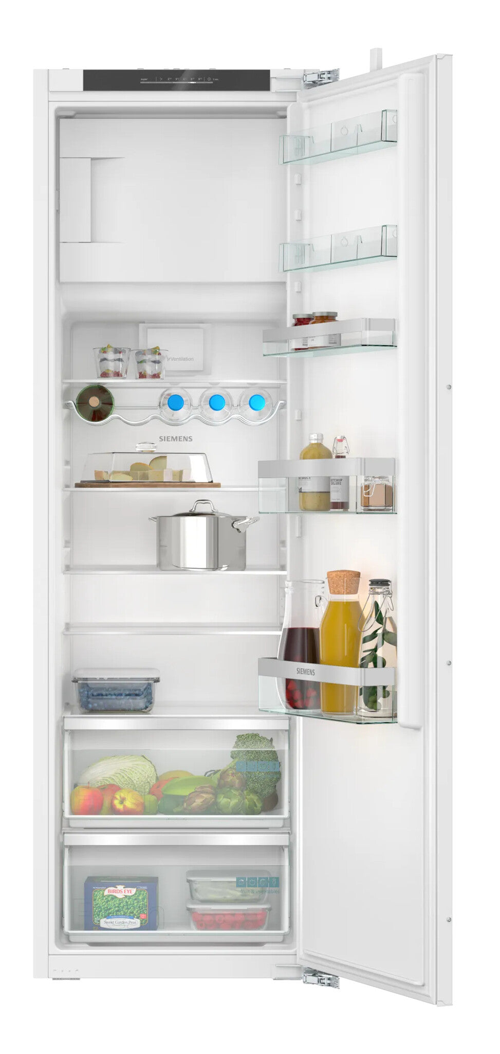 Siemens iQ300 KI82LVFE0 combi-koelkast Ingebouwd 280 l Wit