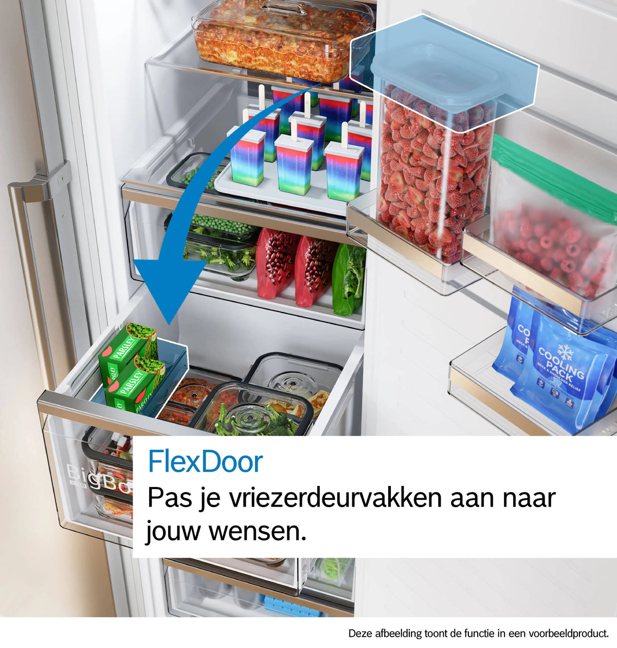 Bosch Serie 4 GSN36VCCG diepvriezer Vrieskast Vrijstaand 334 l Grijs