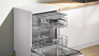 Bosch Serie 4 , Vrijstaande vaatwasser, 60 cm, Wit, SMS4ECW28E
