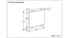 Siemens LZ50660 afzuigkapaccessoire Huisraad paneel