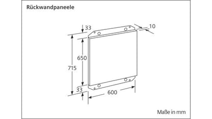 Siemens LZ50660 afzuigkapaccessoire Huisraad paneel