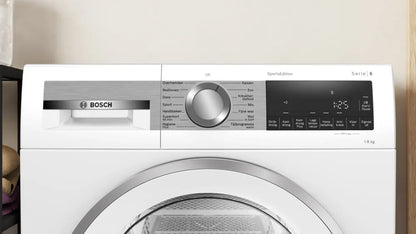 Bosch Serie 6 WQG233DENL wasdroger Vrijstaand Voorlader 8 kg Wit