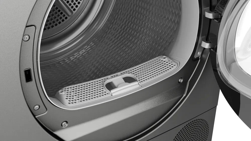 Bosch Serie 6 WQG235DINL wasdroger Vrijstaand Voorlader 8 kg Grijs