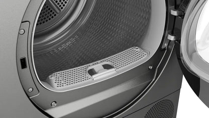Bosch Serie 6 WQG235DINL wasdroger Vrijstaand Voorlader 8 kg Grijs