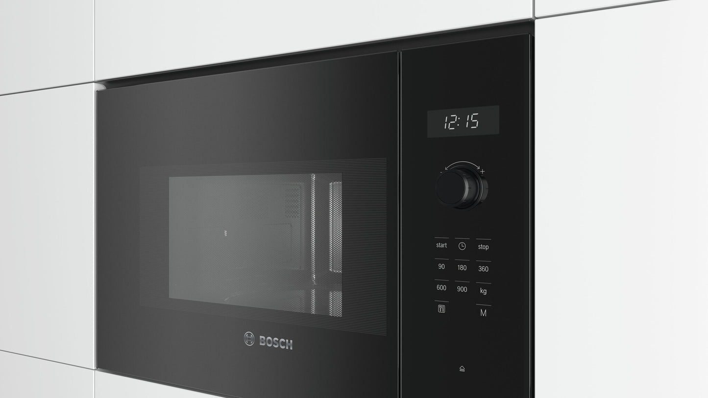 Bosch Serie 6 BFL554MB0 magnetron Zwart Solo-magnetron Ingebouwd 25 l 900 W