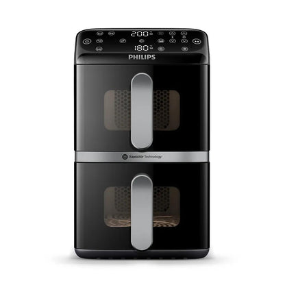 Philips 4000 series Gestapelde Airfryer met twee manden uit de 4000-serie