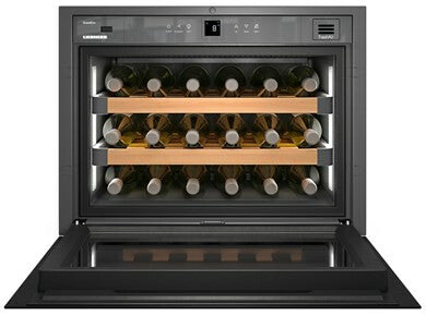 Liebherr WKEgb 582 001 26 Thermo-elektrische wijnkoeler Ingebouwd Zwart 18 fles(sen)
