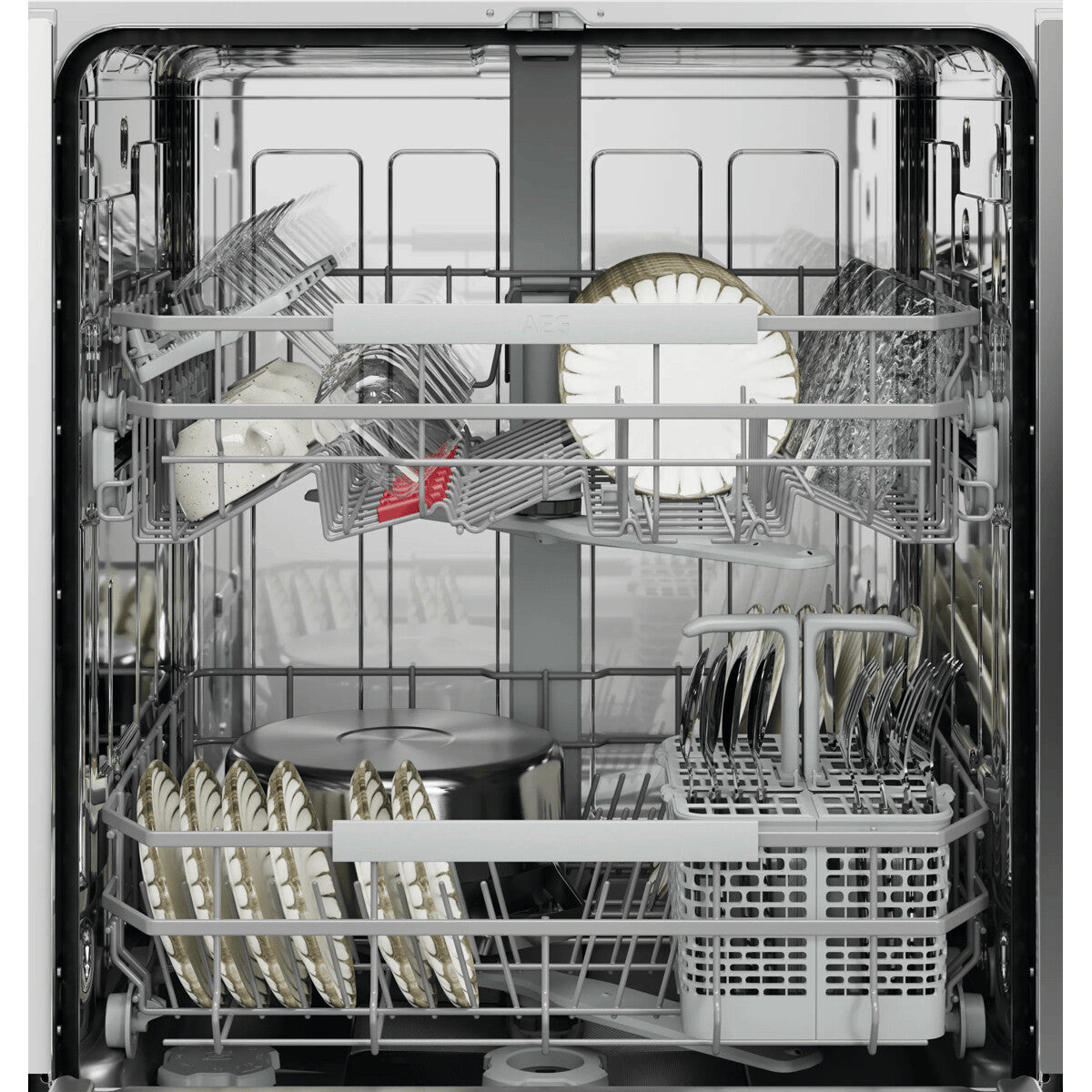 AEG GI7211A1SX Volledig ingebouwd 13 couverts