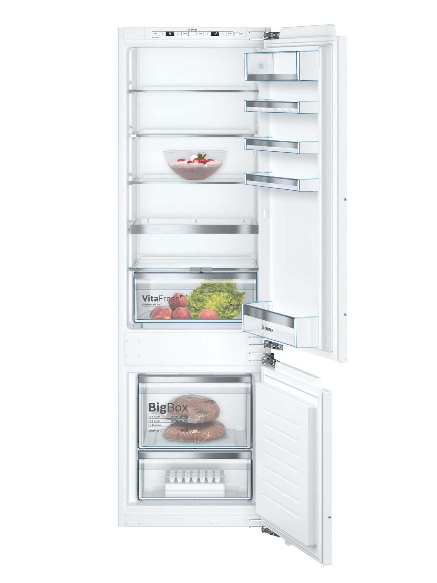 Bosch Serie 6 KIS87AFE0 koel-vriescombinatie Ingebouwd 272 l Wit
