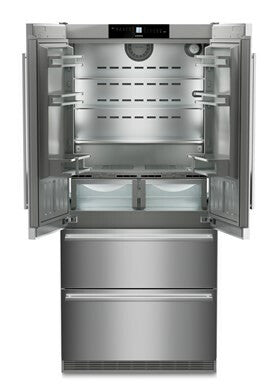 Liebherr 994875951 amerikaanse koelkast Vrijstaand 522 l Zilver