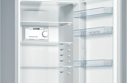 Bosch Serie 2 KGN36NLEA koel-vriescombinatie Vrijstaand 305 l Roestvrijstaal